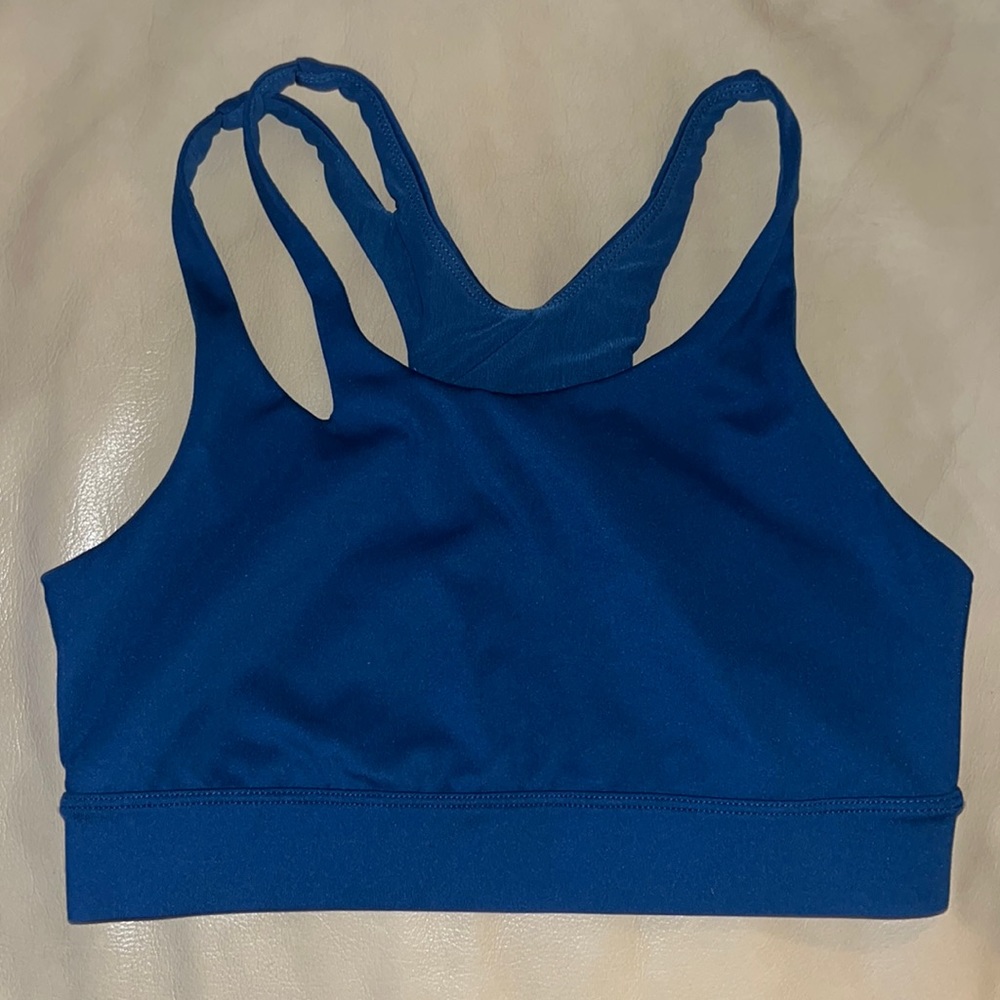 Blue Sports Bra